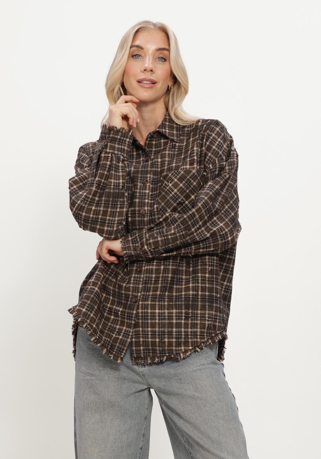 Braune CIRCLE OF TRUST Blusen CARLY BLOUSE - large