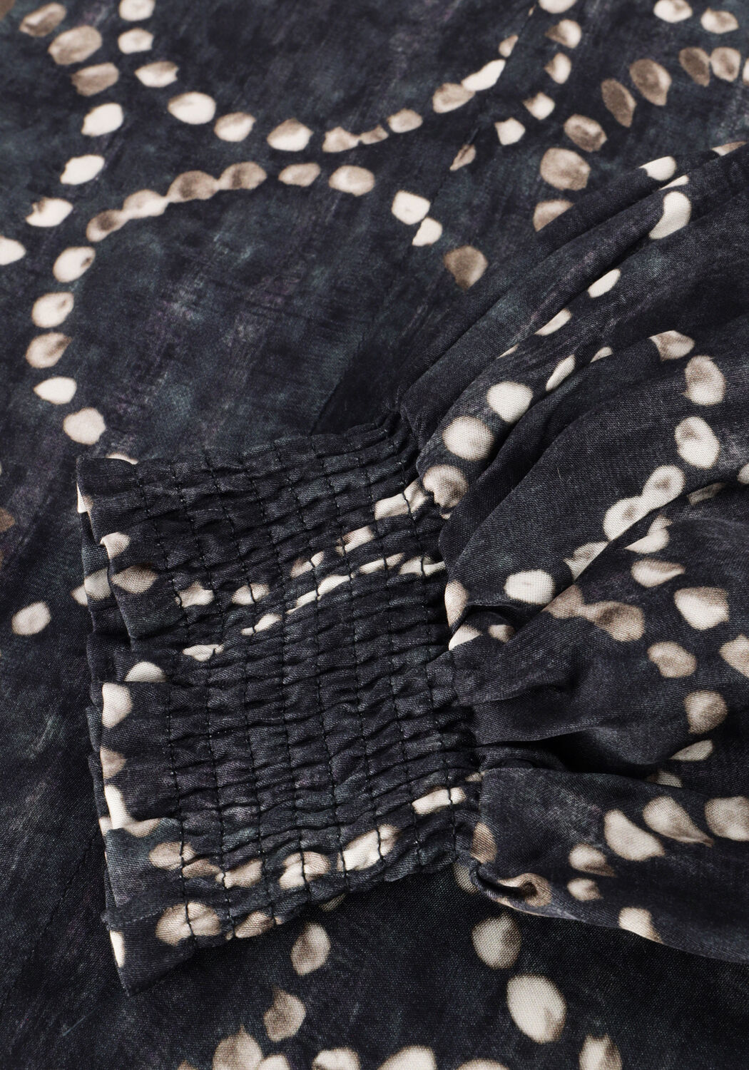 Dunkelblau SUMMUM Blusen TOP ALL OVER PRINT - large