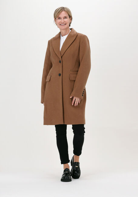 Camelfarbene GIACOMO THE JACKET Mäntel 18 WOOL BLEND - large
