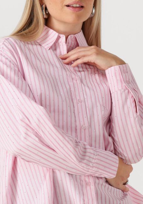 Rosane NEO NOIR Blusen DALMA SOFT STRIPE STONE SHIRT - large