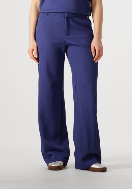 Dunkelblau POM AMSTERDAM Hose WIDE LEG PANTS SAPPHIRE - large