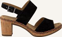 Schwarze GABOR Flache Sandalen 777 Schwarze GABOR Flache Sandalen 777 - medium