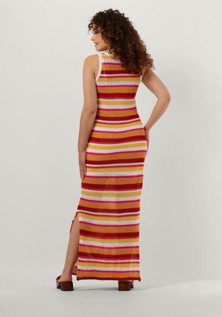 Mehrfarbige/Bunte COLOURFUL REBEL Maxikleid ALIZEE CROCHETTE STRIPE MAXI DRESS - large