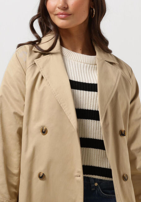 Beige OBJECT  OBJCLARA KEILY TRENCH COAT - large