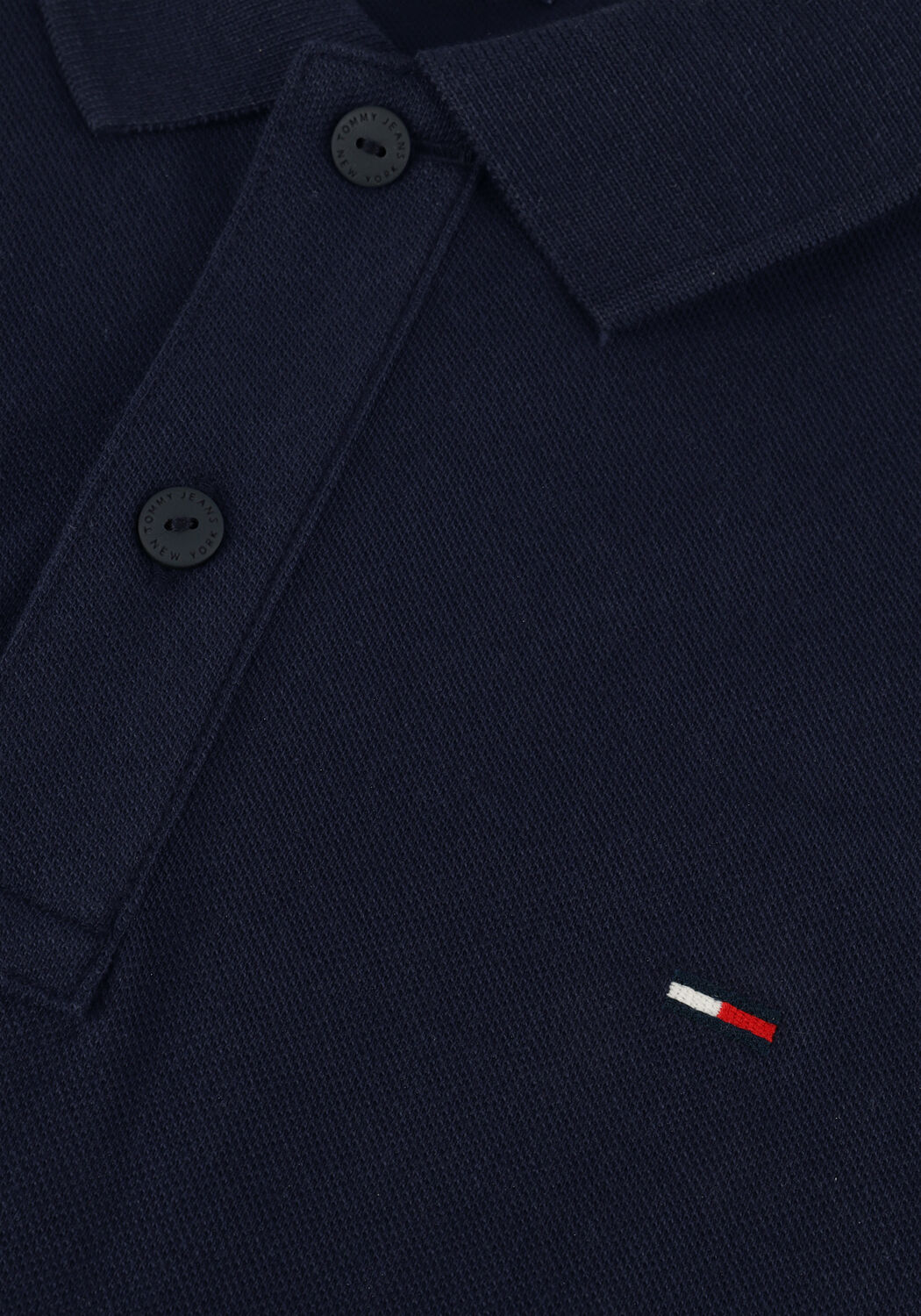 Dunkelblau TOMMY JEANS Polo-Shirt TJM SLIM PLACKET POLO EXT - large