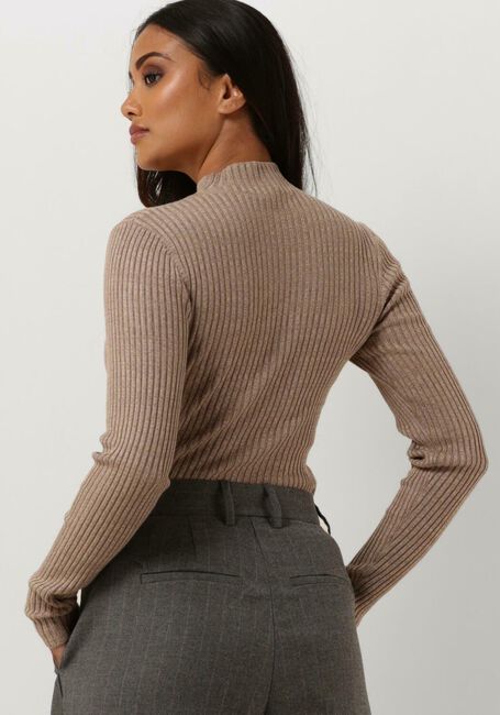 Braune SECOND FEMALE Tops & T-shirts SANKA KNIT T-NECK - large