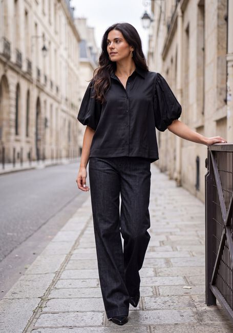Schwarze NOTRE-V Blusen NV-INKA - large