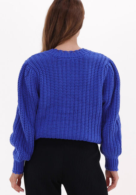 Blaue Y.A.S. Strickjacke YASKULA LS KNIT CARDIGAN - large