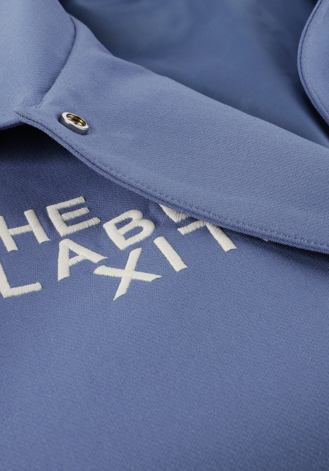 Blaue ALIX THE LABEL Jack LADIES WOVEN SPORT BOMBER - large