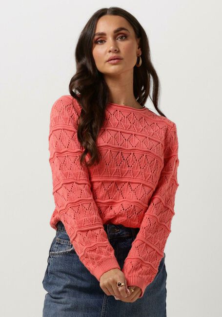 Orangene OBJECT Pullover OBJLIVA L/S O-NECK KNIT PULLOVER - large