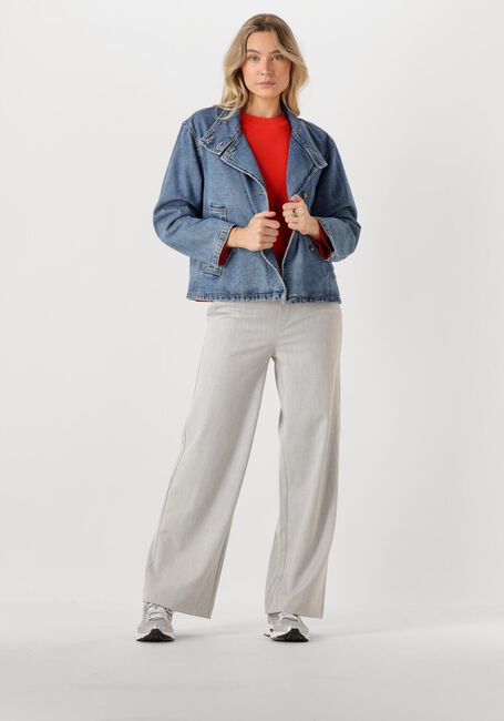 Blaue OBJECT Jeansjacke OBJTILLA GRO L/S LO DENIM JACKET - large