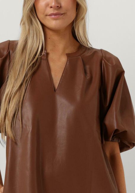 Camelfarbene PENN & INK Minikleid W23N1410 - large