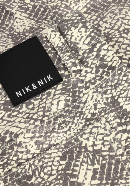 Beige NIK & NIK Hose SNAKESKIN PANTS - large