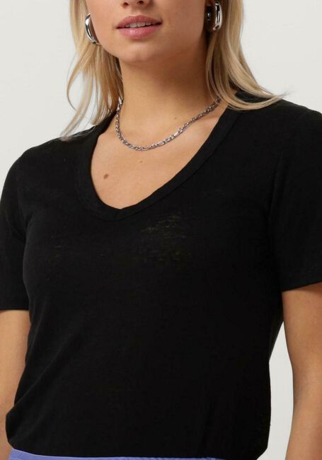Schwarze RESORT FINEST T-shirt V-NECK T-SHIRT - large