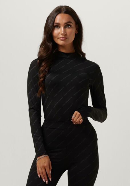 Schwarze ALIX THE LABEL  TURTLENECK TOP - large