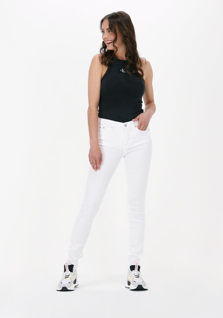 Weiße CALVIN KLEIN Skinny jeans MID RISE SKINNY - large