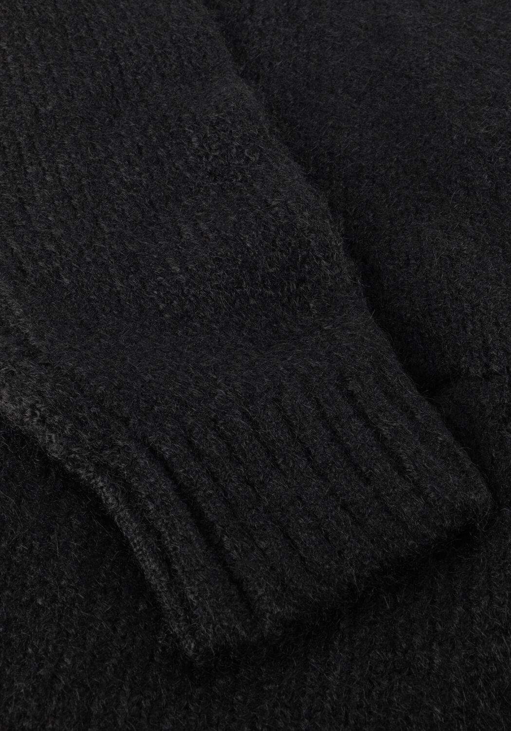 Schwarze OBJECT Pullover OBJMILU LS LO LONG KNIT CARDIGAN - large