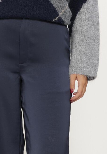 Dunkelblau NEO NOIR Weite Hose EMMETT HEAVY SATEEN PANTS - large