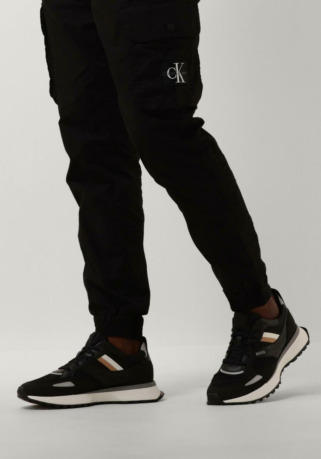 Schwarze BOSS Sneaker Low JONAH RUNN - large