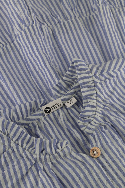 Hellblau DAILY7 Minikleid DRESS STRIPE RUFFLE - large
