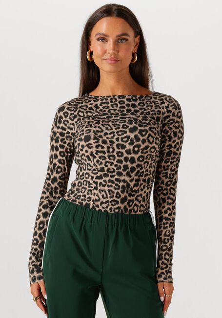 Mehrfarbige/Bunte CATWALK JUNKIE T-shirt LEOPARD LONG SLEEVE - large