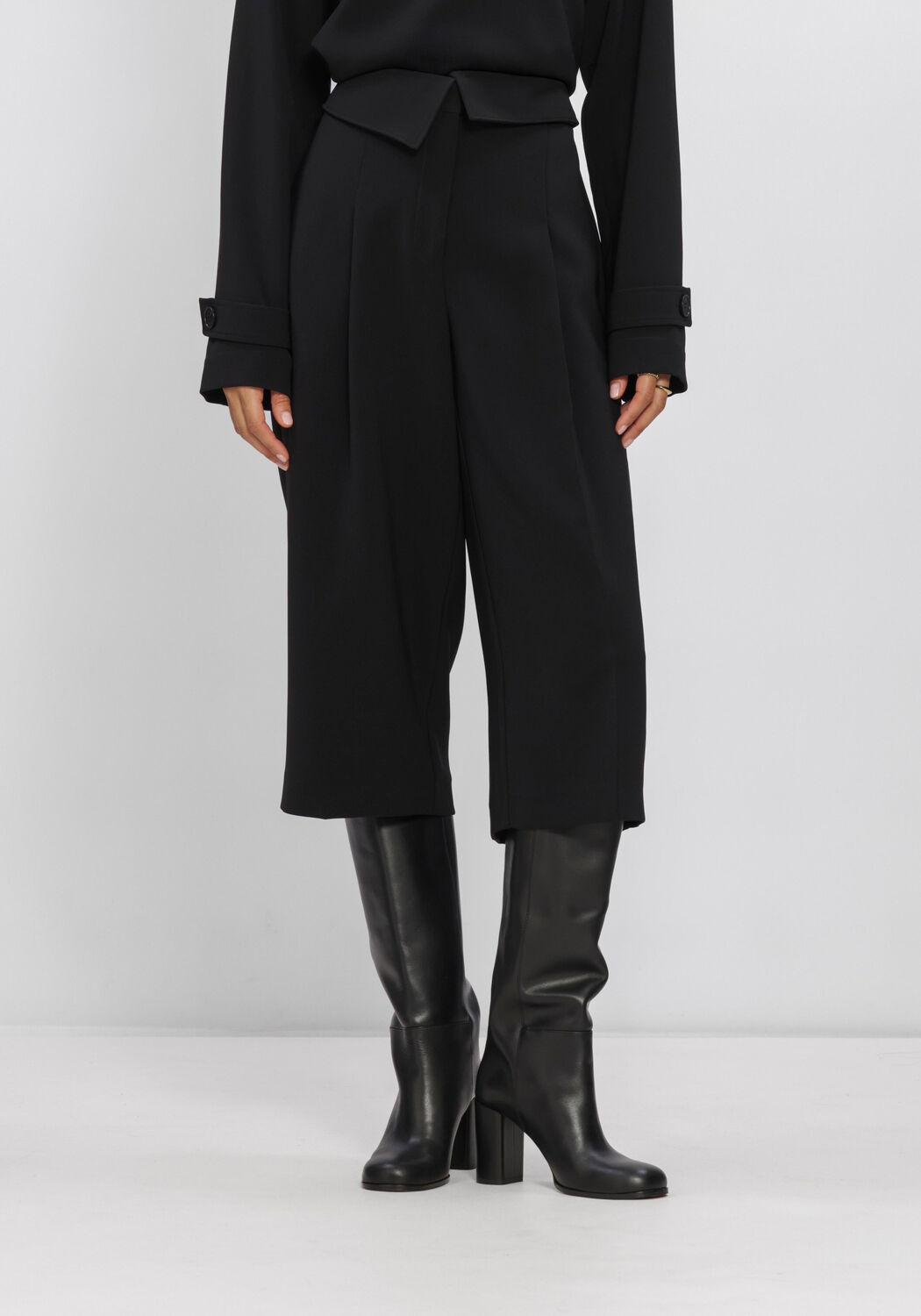 Schwarze DANTE6 Weite Hose TRESOR CULOTTE - large