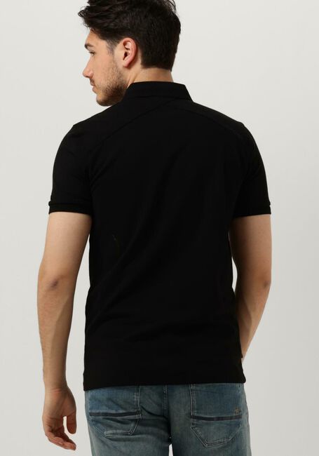 Schwarze CAST IRON Polo-Shirt SHORT SLEEVE POLO ORGANIC COTTON PIQUE ESSENTIAL - large