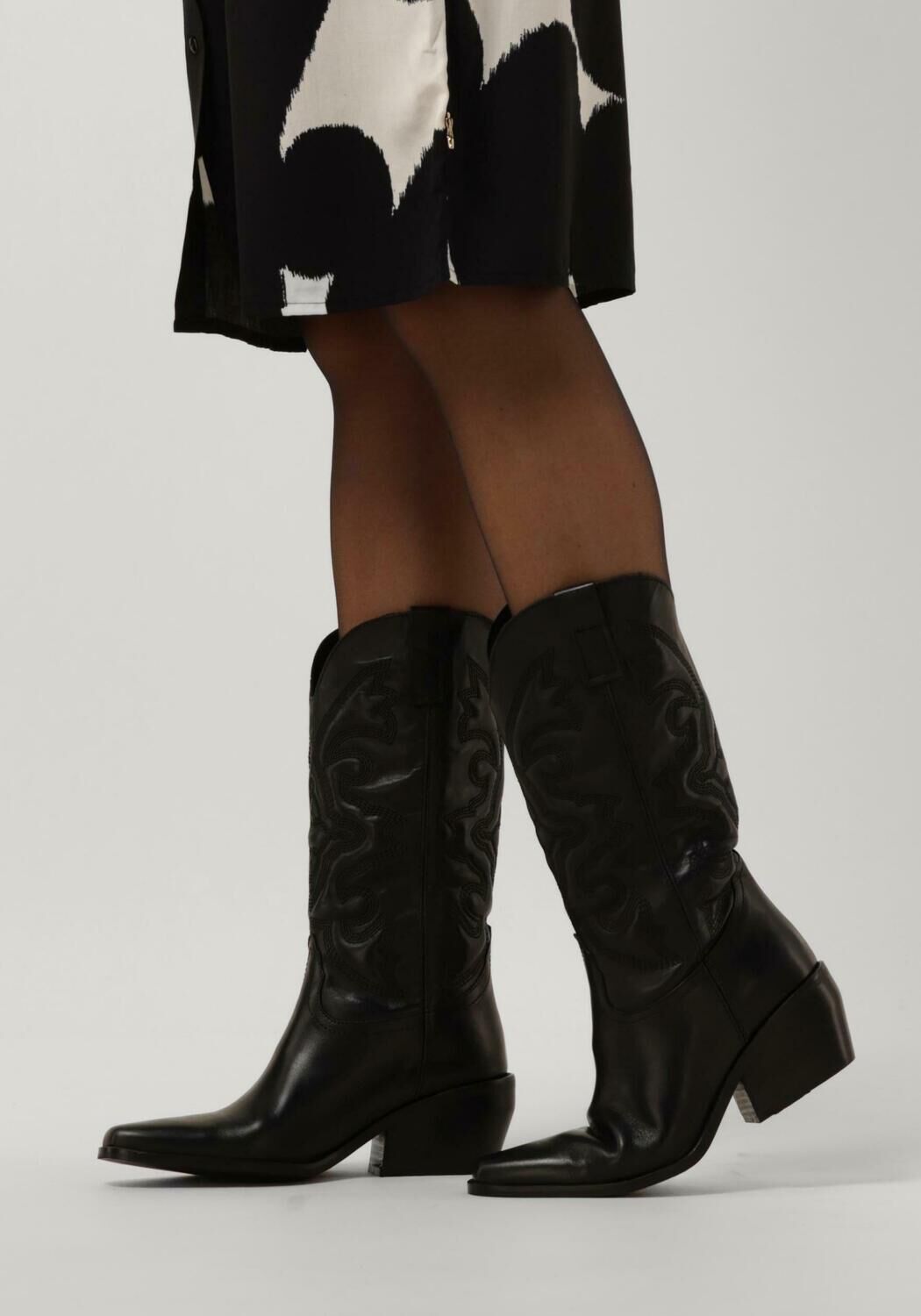 Schwarze NOTRE-V Cowboystiefel AL300.1 - large