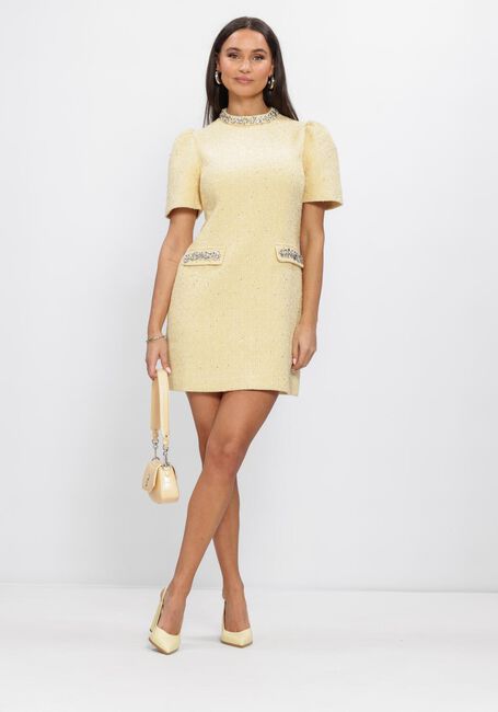 Gelbe LINA LOCCHI Minikleid LL-AGNESE - large