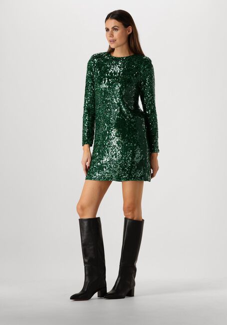 Grüne SUNCOO Minikleid CARLOTA GLITTER - large