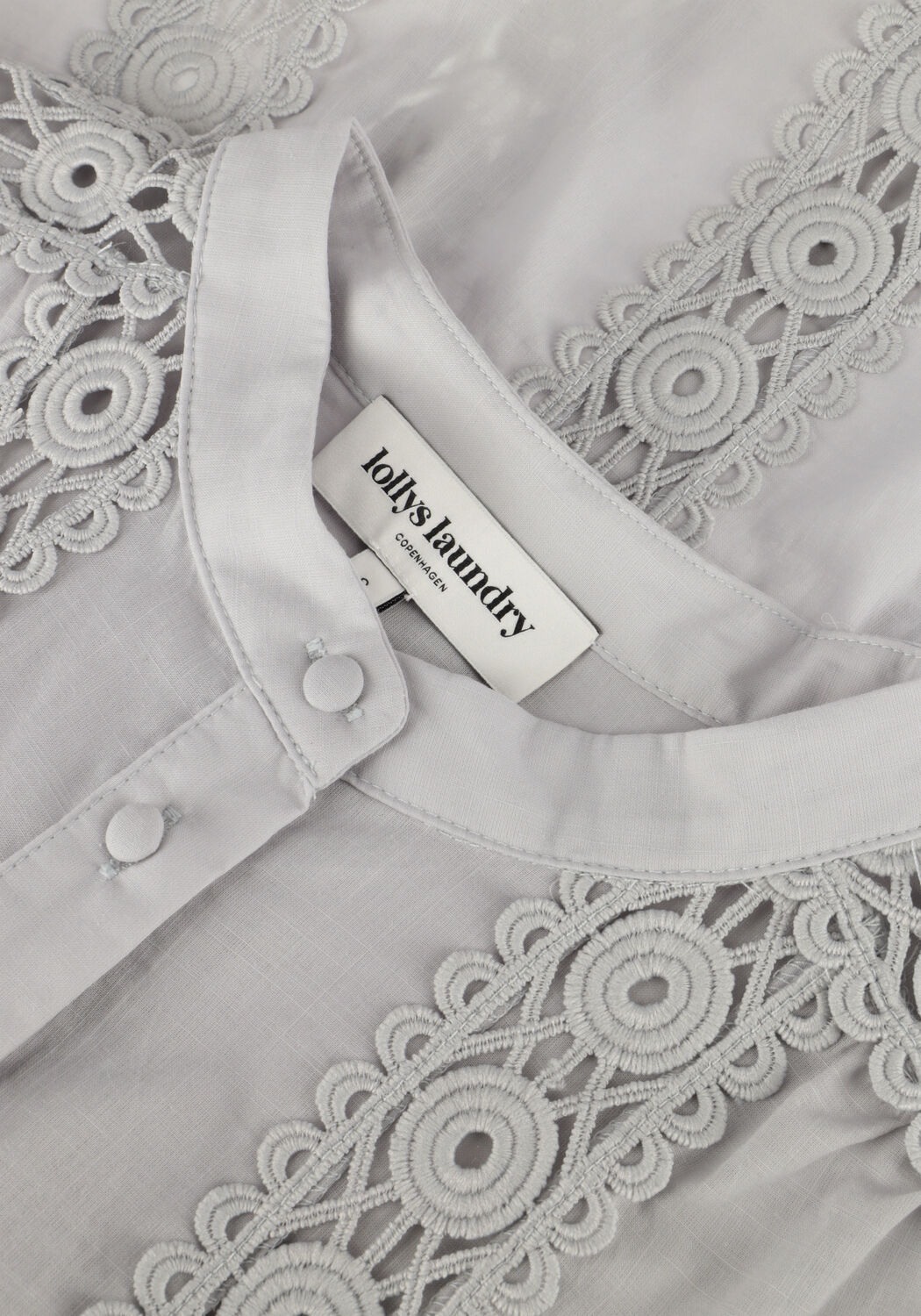 Graue LOLLYS LAUNDRY Blusen JUNELL SHIRT LS - large