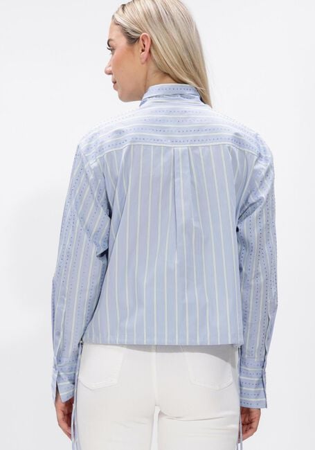 Blaue DANTE6 Blusen ANUBI STRIPE SHIRT - large