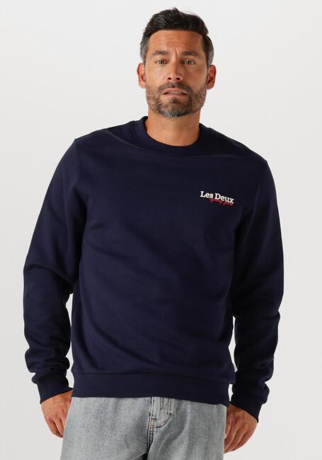 Dunkelblau LES DEUX Pullover RACING SWEATSHIRT - large