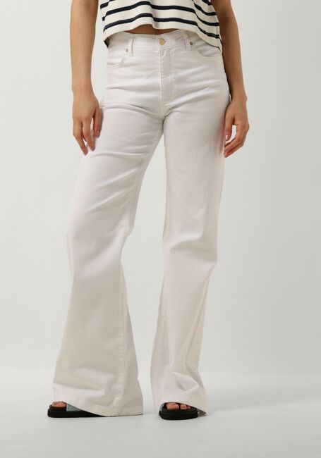Weiße CO'COUTURE Flared jeans DORY WHITE LONG JEANS - large