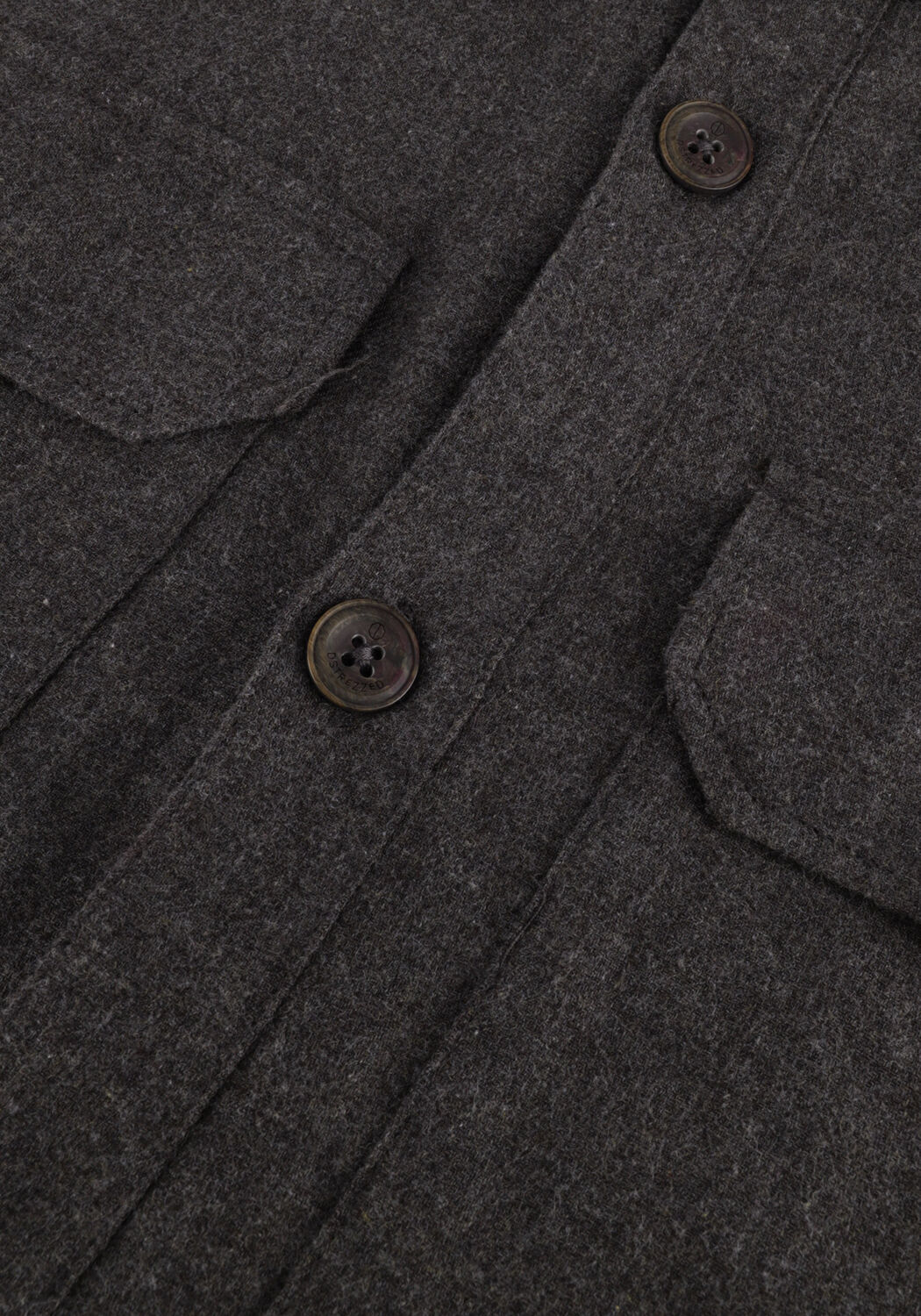 Schwarze DSTREZZED Casual-Oberhemd SHIRT MELANGE FLANNEL - large