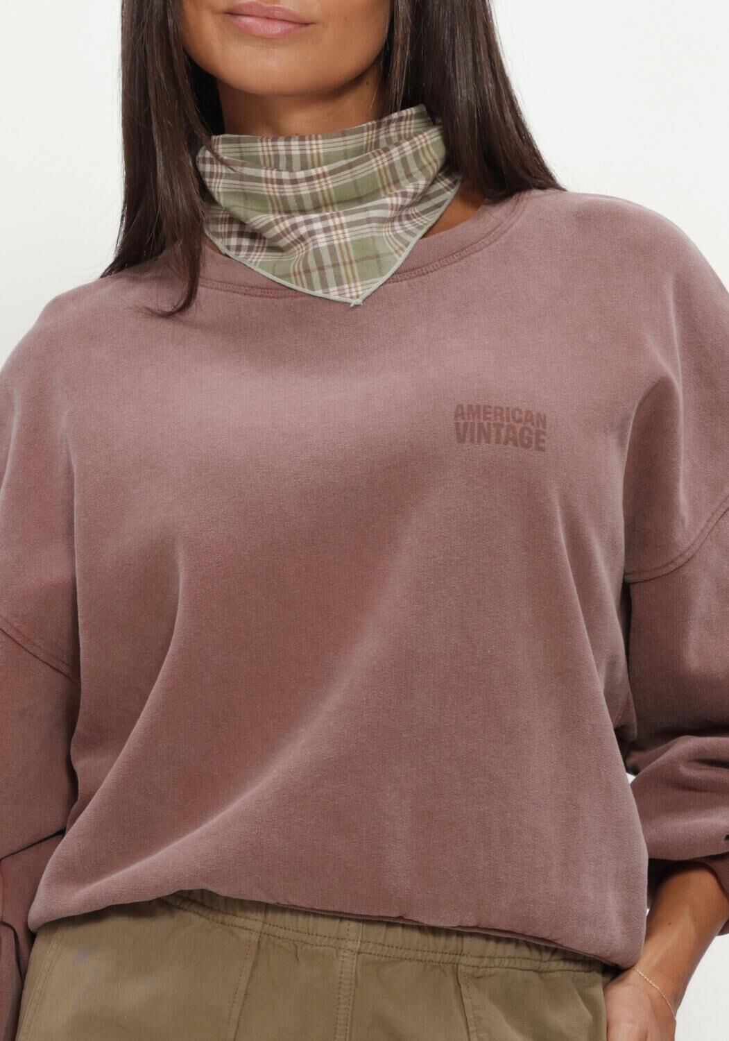 Braune AMERICAN VINTAGE Sweatshirt JITBAY - large