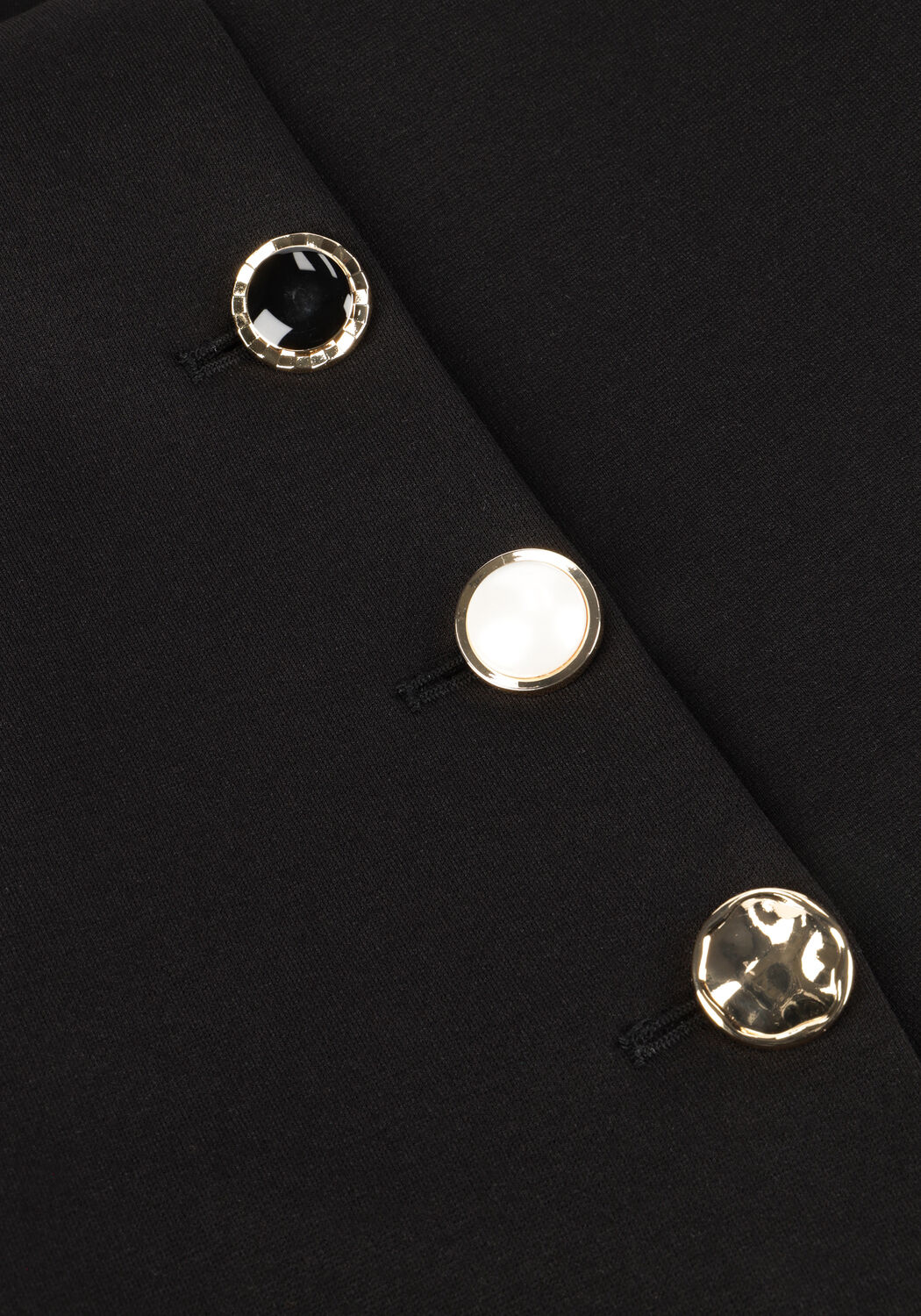 Schwarze TWINSET MILANO Minikleid 251TP2133 - large