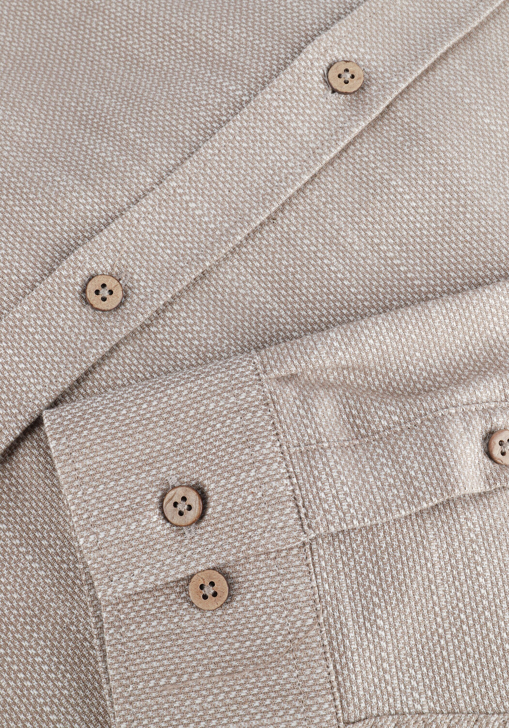 Beige ANERKJENDT Casual-Oberhemd AKKONRAD STRUCTURE SHIRT - large