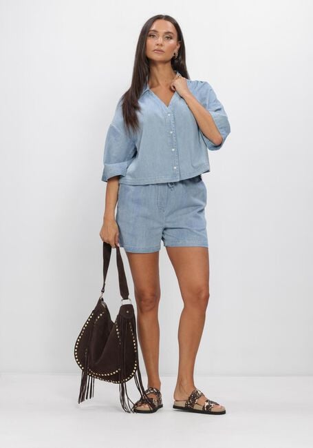 Blaue MODSTR&Ouml;M Blusen ALVARMD SHIRT - large