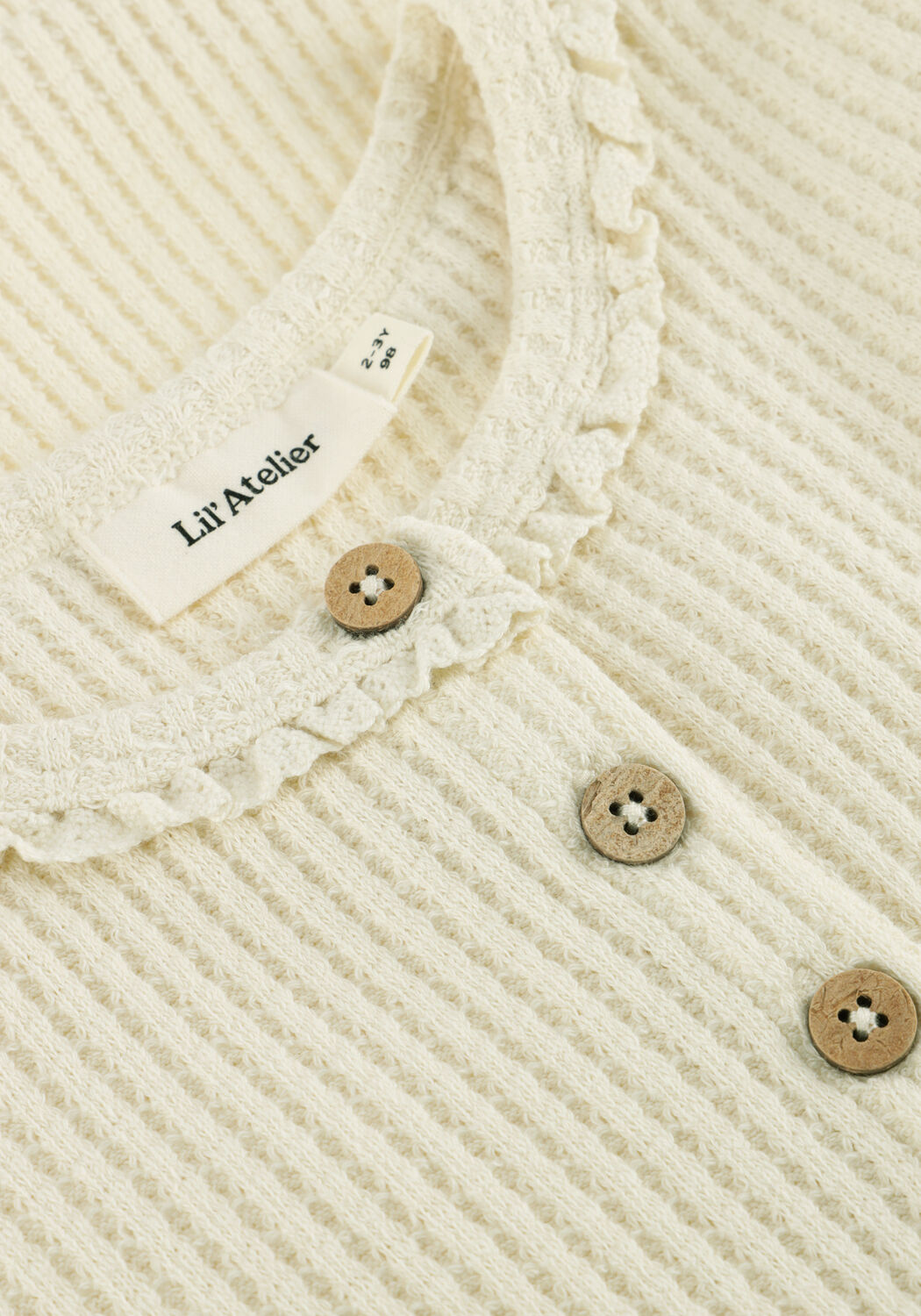 Creme LIL' ATELIER Minikleid NMFOSANNE LS DRESS LIL - large