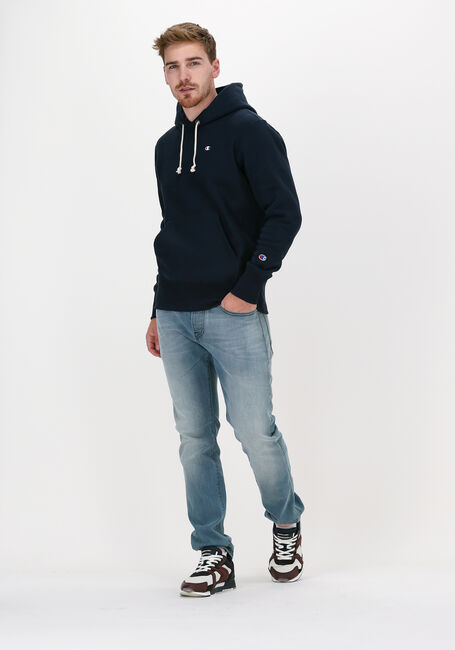 Dunkelblau CHAMPION Sweatshirt REVERSE WEAVE HOODIE - large