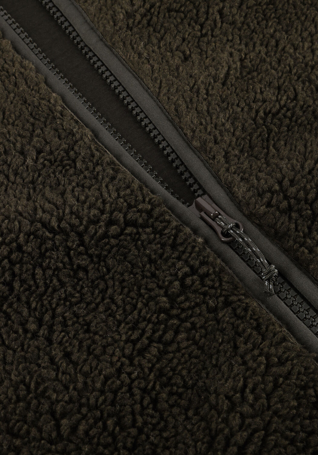 Dunkelgr&uuml;n PEAK PERFORMANCE Strickjacke M SOLID PILE JACKET - large