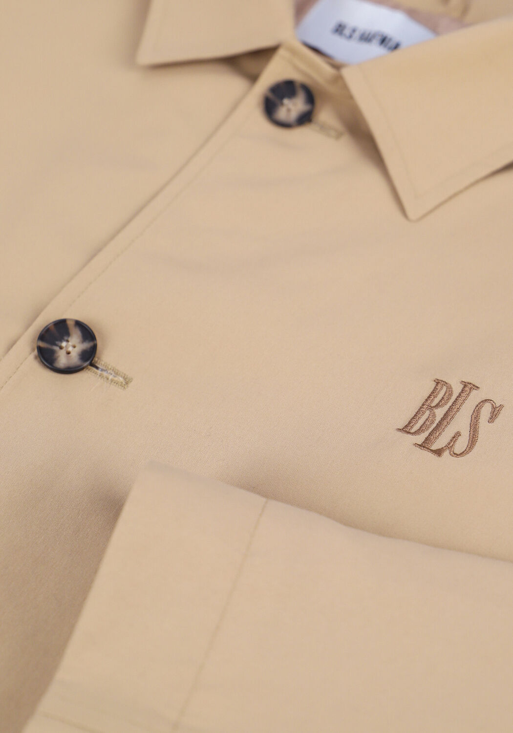 Beige BLS HAFNIA M&auml;ntel LIGHT SHELL COAT CLASSIC LOGO  - large