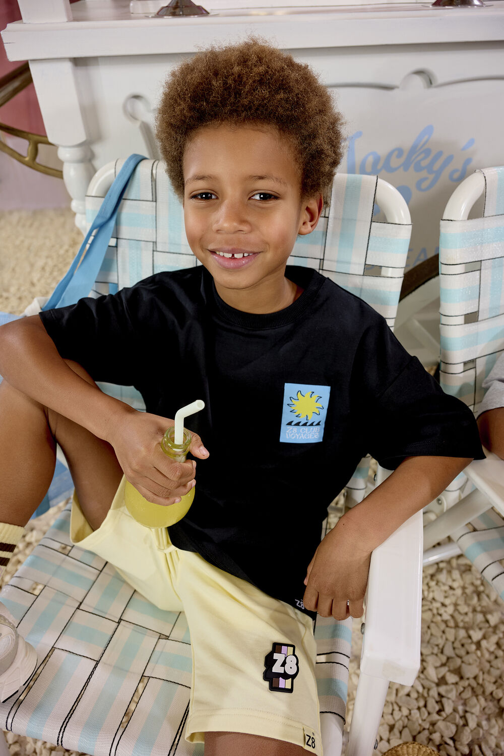 Schwarze Z8 T-shirt THIERNO - large