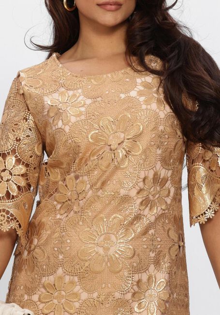 Goldfarbene ANA ALCAZAR Minikleid 041719-3787 - large