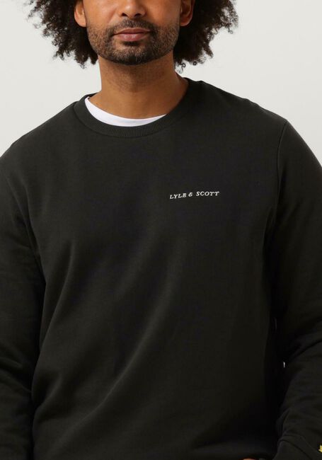 Graue LYLE & SCOTT Sweatshirt EMBROIDERED CREW NECK SWEATSHIRT - large
