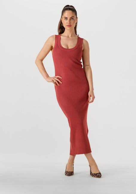 Rote YDENCE Maxikleid KNITTED DRESS ARIEL - large