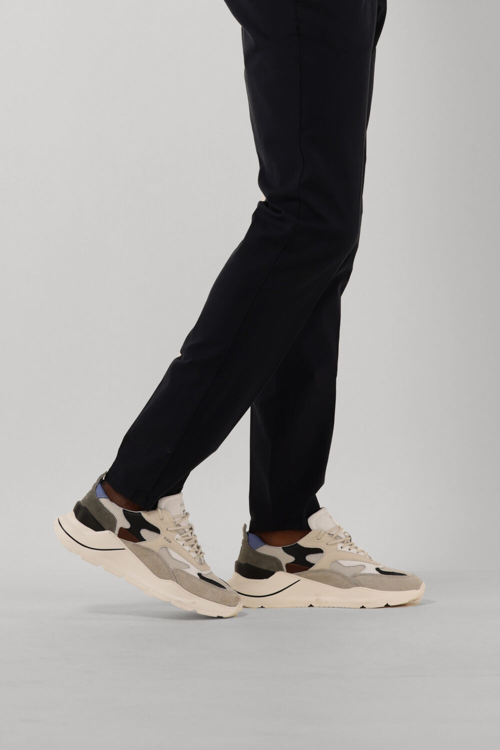 Graue D.A.T.E Sneaker Low FUGA HEREN - large