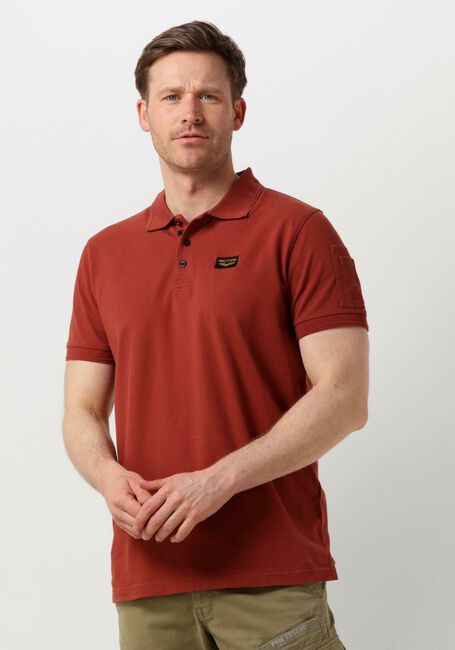 Rote PME LEGEND Polo-Shirt SHORT SLEEVE POLO TRACKWAY - large