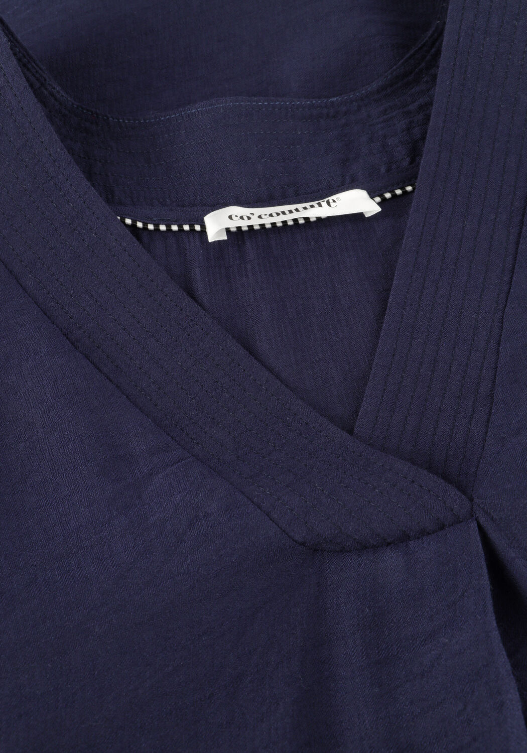 Dunkelblau CO'COUTURE Minikleid CARYN PLEAT TUNIC DRESS - large